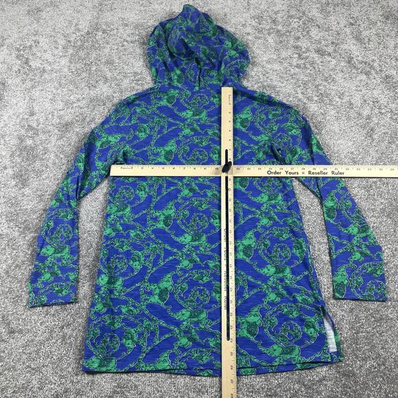 Lilly Puiliter Tunic Top Womens Small Hoodie Elephant Embroidery Beach Pool - Picture 8 of 12